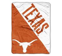 Northwest The Company Texas Longhorns Couverture en Micro-Raschel Demi-Teinte Orange 116,8 x 152,4 cm