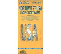Northwest - usa pacific northwest 1/3000000 Edition trilingue allemand-français-anglais - Collectif - Borch - broché - Atlas / carte
