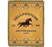 Northwest Yellowstone Couverture Jacquard tissée 116,8 x 152,4 cm, Dutton Ranch