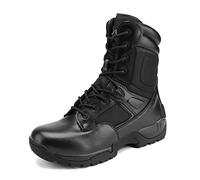 NORTIV 8 Bottes de Combat Militaires Bottes Tactiques Randonnée Chaussures Hommes Botte de Travail,Size 41.5W,Noir,RESPONSE-W