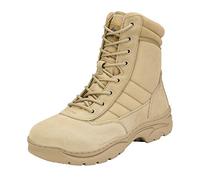 NORTIV 8 Bottes Hautes Militaires Chaussures de Randonnée Homme Bottine Hiver Durable Botte de Combat Tactique Sable Trooper Taille 43EU/9.5US