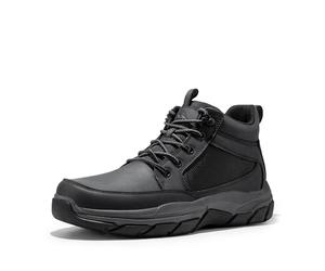 NORTIV 8 Chaussures de Randonnée pour Hommes Légères et Confortables Bottes de Trekking Résistantes et Pratiques,Size 48,Noir,SNHB2411M