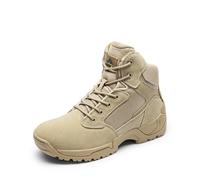 NORTIV 8 Hommes Chaussures Militaires Rangers Bottes,Size 44,Sable