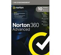 Norton 360 Advanced 2025 - 10 Appareils 1 An
