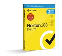 Norton 360 Deluxe 2024 | Antivirus per 3 dispositivi | Licenza 1 anno | Software sicurezza