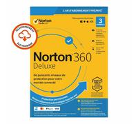 Norton 360 Deluxe 2026 3 App 3 PC 1 an PC MAC Internet Security FR EU 2025
