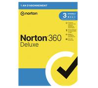 Norton 360 Deluxe 2026 | 3 appareils | 1 an | VPN Inclus | 25Go Cloud | PC/Mac/Android/iOS | En Téléchargement