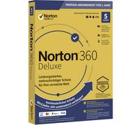 Norton 360 Deluxe, 50 GB Cloud-Backup, 5 Geräte 1 Jahr KEIN ABO