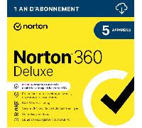 Norton 360 Deluxe pour 5 appareils - Abonnement de 1 an • Code d'activation
