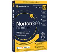 Norton 360 Premium | Licence annuelle | 10 appareils | Renouvellement automatique