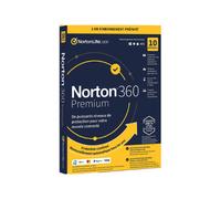 Norton 360 PREMUIM | 10 POSTES - 1 an, Avec Abonnement - licence: 1-an - abonnement: avec-abonnement