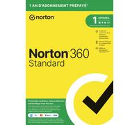 Norton 360 Standard 2025 - 1 Appareil 1 An - Abonnement automatique