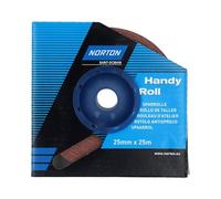Saint-Gobain Norton Rouleaux abrasifs -R222- 25x25m P80 Quantité:1