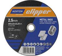 Saint-Gobain CLIPPER Disque à tronçonner métal-inox A30S-230x2,5x22,23mm Quantité:1