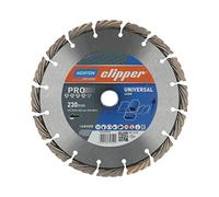 Norton Clipper 70184603038 Disque Diamant pour Matériaux de Construction Pro Universal Laser, 230mm Ø, 22.23mm Alésage