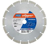 Norton Clipper 70184626810 Classic Uni Disques diamant 230 x 22,23 mm Gris/Argent