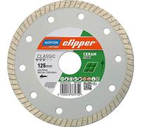 Norton Clipper 70184627646 Classic Ceram XT Disques diamant 125 x 22,2 Gris/Argent