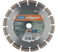 NORTON CLIPPER Disque à tronçonner diamant 4 x 4 Explorer D. 230 mm perçage d...