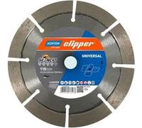 Norton Clipper disque à tronçonner diamanté (Ø 115 mm alésage 22,23 mm / pour meuleuse d'angle largeur de segment 2,2 mm) - 70184607952