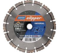 Norton Clipper disque à tronçonner diamanté (Ø 230 mm alésage 22,23 mm / pour meuleuse d'angle largeur de segment 2,6 mm) - 70184608410
