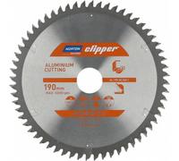 Norton Clipper lame de scie circulaire aluminium 190x30mm, 60Z, laiton, cuivre