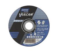 Norton Disque de coupe pour meuleuse métal inox Ø125 mm 1,0 x 22,23 mm