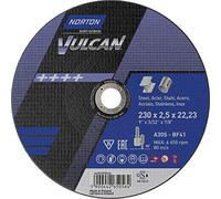 Norton - Disque Coupe Meuleuse métal inoxydable Diamètre 230 2,5 x 22,23