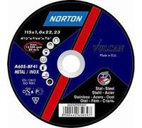 Norton - Disque Coupe Meuleuse métal inoxydable Diamètre 230 6,4 x 22,23