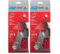 Norton Lot de 10 Garnitures multi air 115 x 230 mm Grain 120