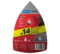 Norton Lot de 14 Patins expert 102 x 152 Grain 120