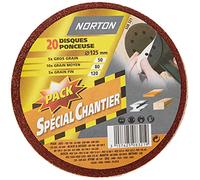 Norton Lot de 20 Disques 125 mm auto-agrippant Grain assortis