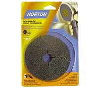 Norton Lot de 3 Disques fibre Norzon 115 x 22 mm Grain 50