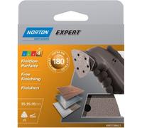 Norton Lot de 5 Triangles perfores 6 Trous auto-agrippants expert Diamètre 95 mm Grain 180