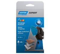 Norton Lot de 6 Patins auto agrippants expert 98 x 140 mm Grain 40