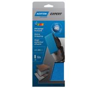 Norton Lot de 8 Patins non perfores expert 115 x 280 Grain 40