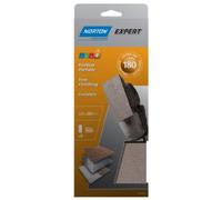 Norton Lot de 8 Patins non perfores expert 115 x 280 mm Grain 180