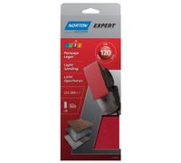 Norton Lot de 8 Patins non perfores H216 expert 115 x 280 mm Grain 120