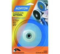 Norton Plateau pour Disques CPA et fibre filetage M14 115 x 22 mm