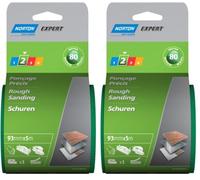 Norton Rouleau Norgrip expert 93 x 5 m Grain 80 (Lot de 2)