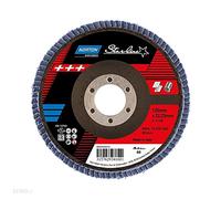 NORTON Starline Lot de 10 disques à lamelles en alumine avec oxyde de zirconium Grain 40 125 mm