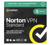 Norton VPN Standard 2026 - 5 appareils - 1 an