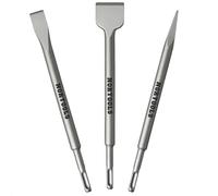 NORTOOLS 3 pièces 40Cr SDS-Plus Burins Point de consigne/Plat/Pelle pour maçonnerie