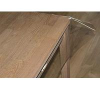 Nortufting Nappe Transparente - Largeur 180 cm - épaisseur 0,50 mm - Nappe Carrée 180 x 180 cm - Nappe Ronde 178 cm - Livré sur Tube en Carton (sans Plis) (Ovale 180 x 350 cm)