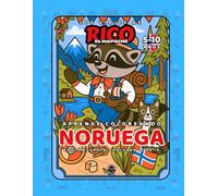 Noruega - Libro de colorear educativo para niños (5-10 años) | Los Viajes de Rico el Mapache - Volumen 10