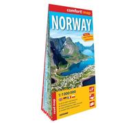 Norvège 1/1.000.000 (carte grand format laminée). Norway