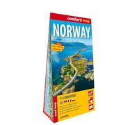 Norvège 1/1.000.000 (carte grand format laminée). Norway