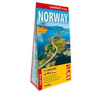 Norvège 1/1.000.000 (carte grand format laminée). Norway - Collectif - Expressmap - Atlas / carte