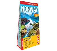 Norvège 1/1M (carte grand format laminée)