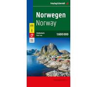 Collectif – NORVEGE – Échelle 1:600 000 – Édition multilingue – broché – Freytag & Berndt