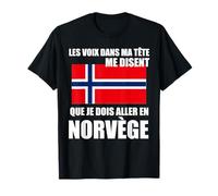 Norvège Cadeau du drapeau norvégien Proverbe T-Shirt
